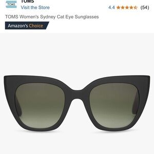 TOMS Women's Black Cat Eye Sunglasses